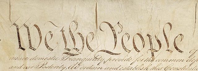 US Constitution. Public domain.