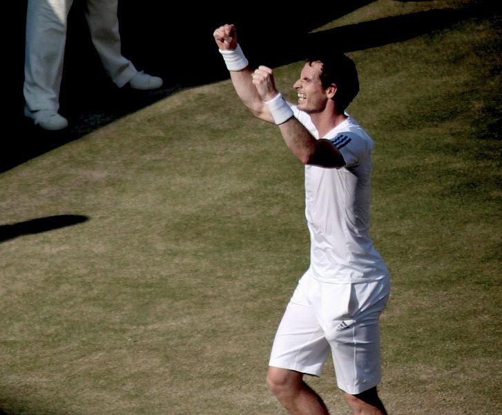 Andy Murray at Wimbledon 2013