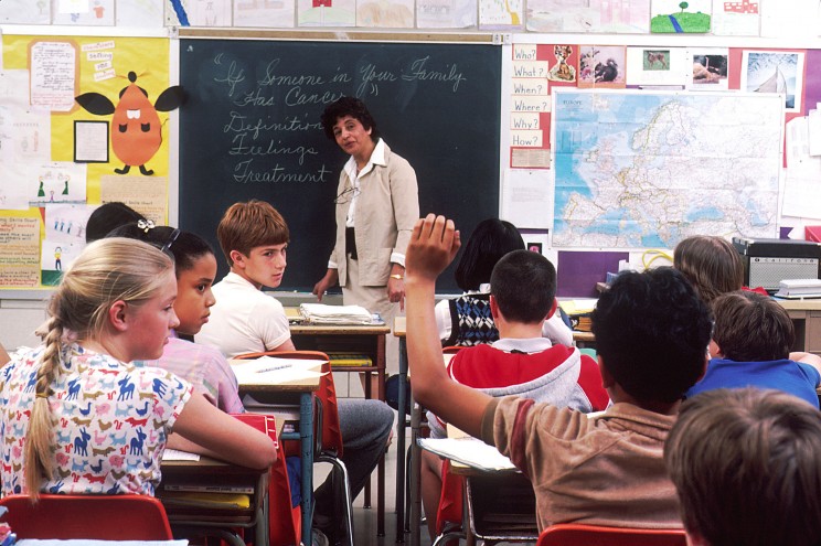 Children in a classroom