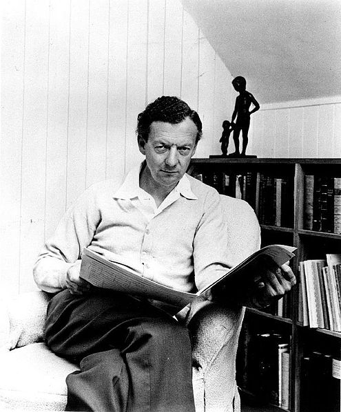 Publicity photograph of British composer Benjamin Britten