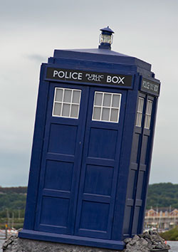 The Doctor Who TARDIS, via Wikimedia Commons