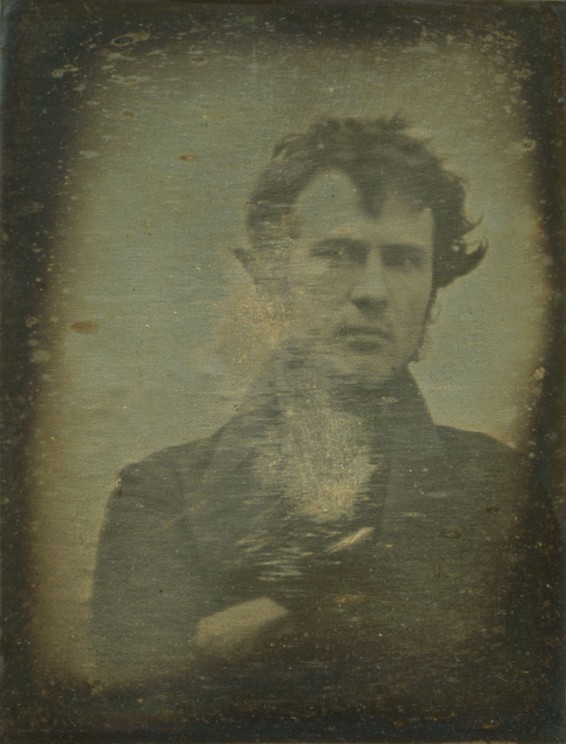 Robert Cornelius, self-portrait, 1839. Library of Congress Prints and Photographs Division
