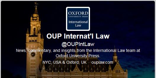 International Law At Oxford In 2013 | OUPblog