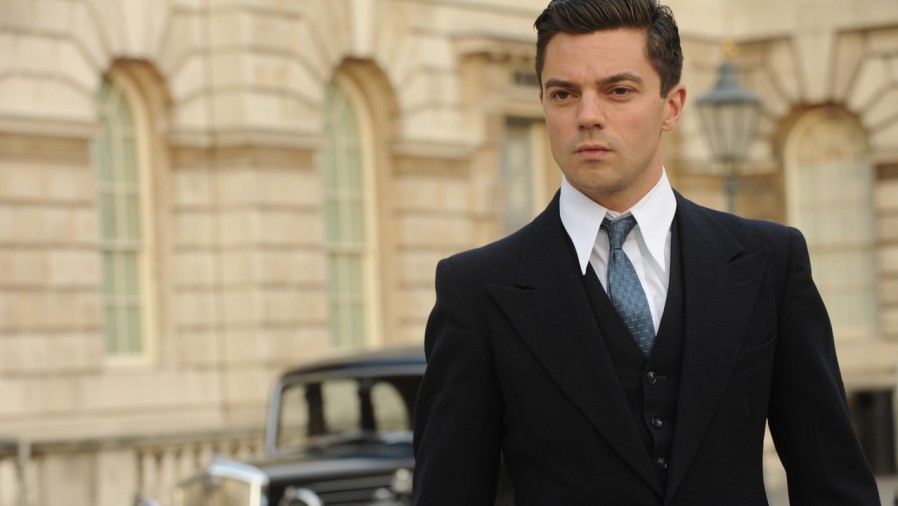 Dominic Cooper as Ian Fleming in Fleming . (c) BBC Worldwide Americas.