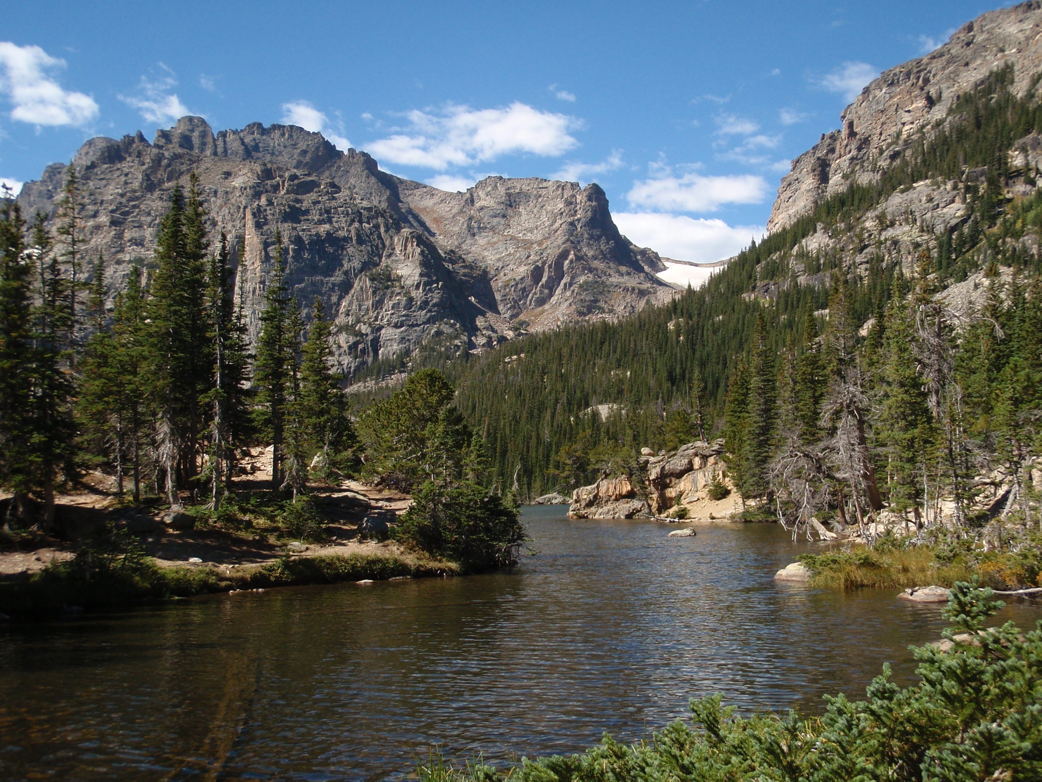 Loch Vale. Photo by Ellen Wohl. Used with permission.