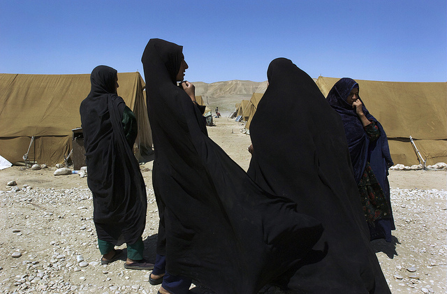 Afghan Former Refugees at UNHCR Returnee Camp. Sari Pul, Afghanistan. UN Photo/Eric Kanalstein. CC BY-NC-ND 2.0 via United Nations Photo Library Flickr.