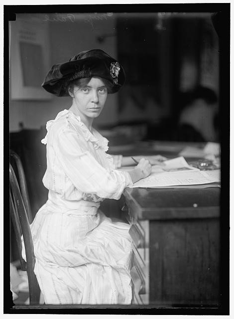 Alice Paul. Harris & Ewing, Library of Congress.