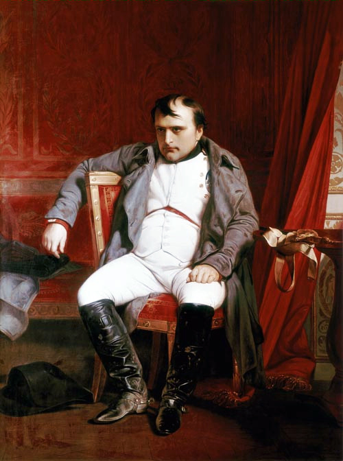 Napoleon, by Paul Delaroche. Public domain via Wikimedia Commons