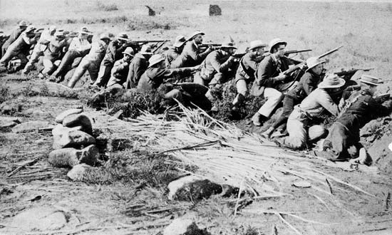 Here is one of the sad scenes from the Anglo-Boor War.