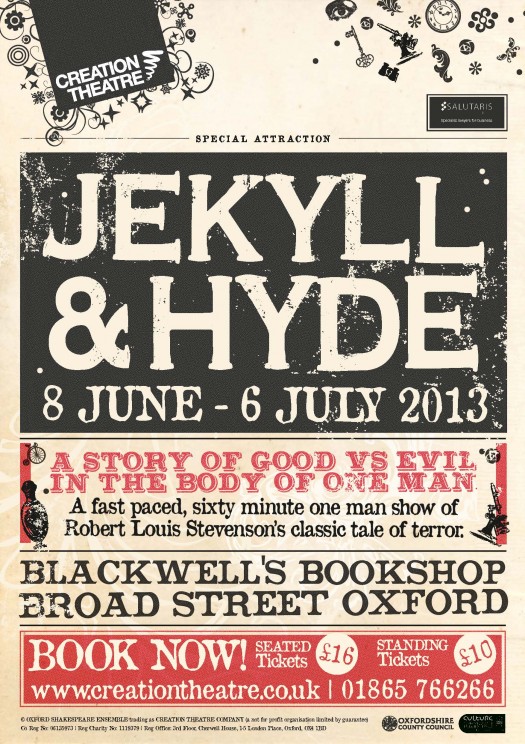 Jekyll and Hyde: thoughts from Creation Theatre's director 