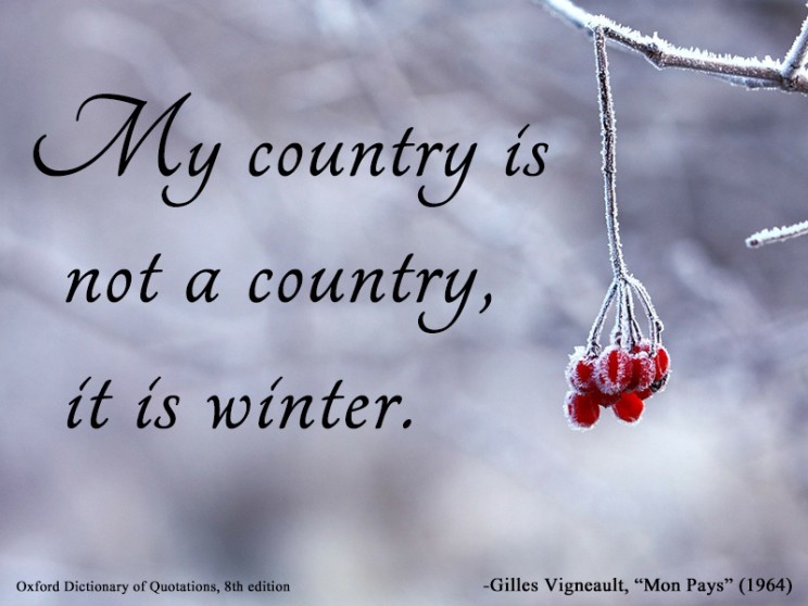 10 quotes to inspire a love of winter | OUPblog