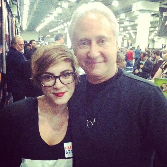 Lauren at NY ComicCon (with Brent Spiner). Image used with permission. 