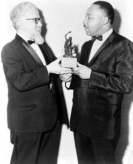 Rabbi Abraham Joshua Heschel and Rev. Dr. Martin Luther King Jr. 