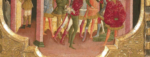 In one's stockinged feet