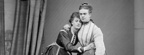Frederick Park and Ernest Boulton as Fanny and Stella, 1869. Privacy and the LGBT+ experience: the Victorian past and digital future - The Oxford Comment podcast