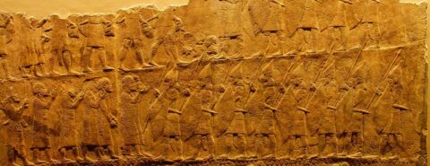Lachish Reliefs in the British Museum to illustrate "Is all fair in war? Innocent blood, armed conflict, and King David" published on the OUP blog