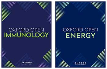 Oxford Open Immunology and Oxford Open Energy journals published by Oxford University Press