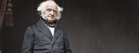 Colourized portrait of Martin Van Buren