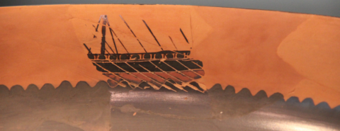 Ancient Greek Ceramic Boat Design